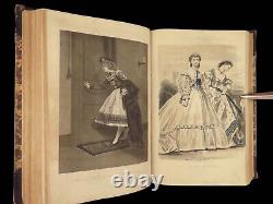 1864 Civil War FASHION Dresses Clothing Hairstyles Craft ART Peterson's Magazine