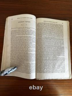 1864 Civil War SENATE REPORT Repeal of FUGITIVE SLAVE ACTS 2 Pcs Sumner & Clark