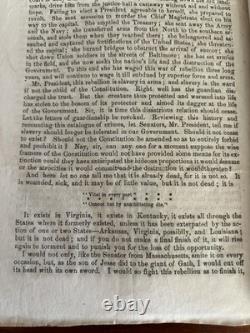 1864 Civil War SENATE REPORT Repeal of FUGITIVE SLAVE ACTS 2 Pcs Sumner & Clark