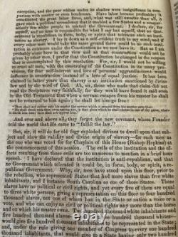 1864 Civil War SENATE REPORT Repeal of FUGITIVE SLAVE ACTS 2 Pcs Sumner & Clark