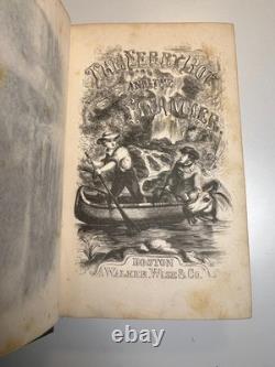 1864 Ferry-Boy & Financier Boston Civil War Victorian Ornate Fancy Book 1st Ed
