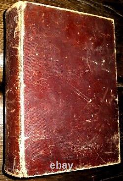 1864 HOLY BIBLE Quaker FAMILY Beaver UNION CO PA Shiveley ANTIQUE Civil War BOOK