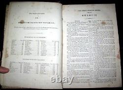 1864 HOLY BIBLE Quaker FAMILY Beaver UNION CO PA Shiveley ANTIQUE Civil War BOOK