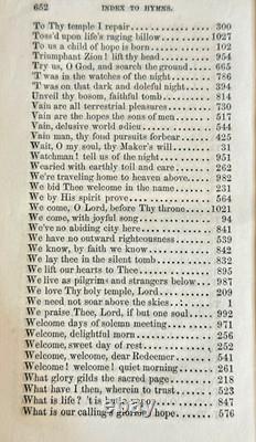 1864 Wesleyan Methodist Hymnal Rev W. H. Brewster Civil War Era Leather Binding