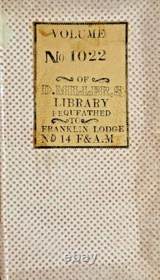 1864 Wesleyan Methodist Hymnal Rev W. H. Brewster Civil War Era Leather Binding