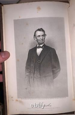 1865, 1st, LIFE & PUBLIC SERVICES ABRAHAM LINCOLN, RAYMOND, AMERICAN CIVIL WAR