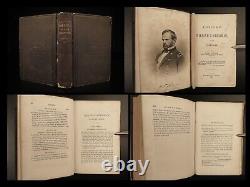 1865 1st ed General Sherman Civil War Campaigns Memoirs Tactics Army Senour