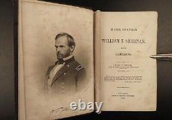 1865 1st ed General Sherman Civil War Campaigns Memoirs Tactics Army Senour