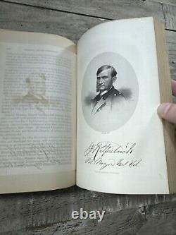 1865 Antique Civil War History Book Sherman & His Campaigns