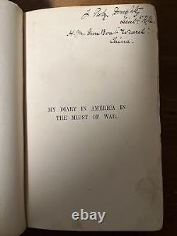 1865 My Diary In America In The Midst Of War Civil War Schenectady