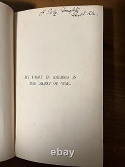 1865 My Diary In America In The Midst Of War Civil War Schenectady