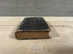 1865 NEW TESTAMENT antique CIVIL WAR ERA old AMERICAN BIBLE SOCIETY leather
