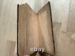 1865 NEW TESTAMENT antique CIVIL WAR ERA old AMERICAN BIBLE SOCIETY leather