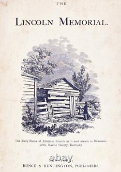 1865 PRESIDENT LINCOLN ASSASSINATION Abraham TRUMP MEMORIAL Civil War SLAVERY