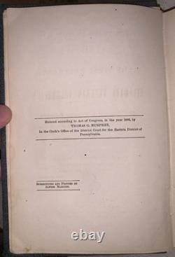 1866, 1st, CIVIL WAR, HISTORY OF THE FIRST REGIMENT DELAWARE VETERAN VOLUNTEERS