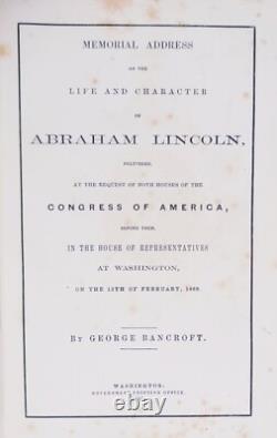 1866 ABRAHAM LINCOLN DEATH Civil War ASSASSINATION Slavery MAGA President TRUMP