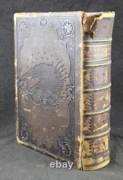1866 GREAT REBELLION, HISTORY of AMERICAN CIVIL WAR, STEEL ENGRAVED PLATES, 2Vol