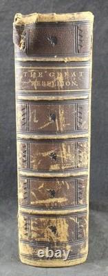 1866 GREAT REBELLION, HISTORY of AMERICAN CIVIL WAR, STEEL ENGRAVED PLATES, 2Vol