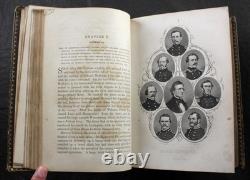 1866 GREAT REBELLION, HISTORY of AMERICAN CIVIL WAR, STEEL ENGRAVED PLATES, 2Vol