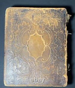 1866 HUGE HOLY BIBLE antique POST CIVIL WAR ERA with Family Record