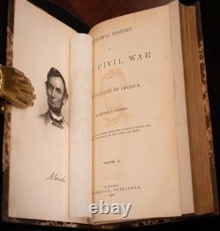 1866 Pictorial History of Civil War in the United States of America by Lossing