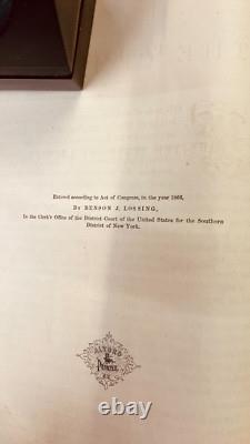 1866 Pictorial History of The Civil War in the US, Benson J. Lossing, signed