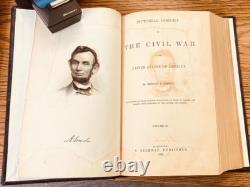 1866 Pictorial History of The Civil War in the US, Benson J. Lossing, signed