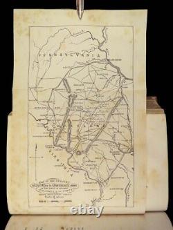 1866 Robert E Lee 1ed Confederate Campaigns CIVIL WAR Virginia MAPS McCabe