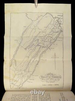 1866 Robert E Lee 1ed Confederate Campaigns CIVIL WAR Virginia MAPS McCabe