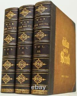 1866 The War With The South Civil War Abraham Lincoln CSA Union Leather 12 Tall