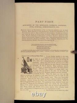 1867 Illustrated CIVIL WAR Anecdotes Lincoln Assassination Gettysburg Union