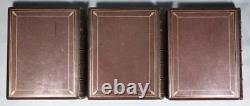 1867 The Great Civil War Abraham Lincoln Illustrated Full Leather Bindings 12x9