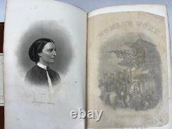 1867 Woman's Work In The Civil War LP Brockett Portraits Zeigler McCurdy Philad