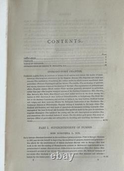 1868 Woman's Work in the Civil War by L. P. Brockett Heroism & Nursing 1st Ed