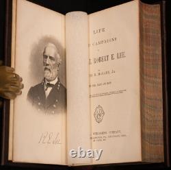 1870 Life & Campaigns General Robert E Lee 1st Edition Fine Leather Illustrated