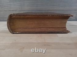 1874 HOLY BIBLE antique POST CIVIL WAR family BIBLE illustrated DICTIONARY study