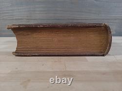 1874 HOLY BIBLE antique POST CIVIL WAR family BIBLE illustrated DICTIONARY study