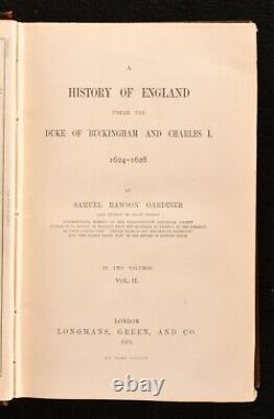 1875-1901 11vol English History 1624 to 1660 Charles I English Civil War Comm