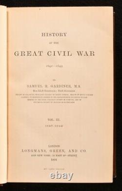 1875-1901 11vol English History 1624 to 1660 Charles I English Civil War Comm