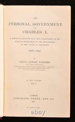 1875-1901 11vol English History 1624 to 1660 Charles I English Civil War Comm