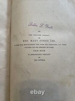 1875 Jones PERSONAL REMINISCENCES OF GEN ROBERT E LEE Civil War Rare Book