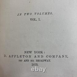 1875 Memoirs of General W. T. Sherman First Edition 2 Vol Set Civil War Maps