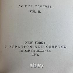 1875 Memoirs of General W. T. Sherman First Edition 2 Vol Set Civil War Maps