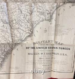 1875 Memoirs of General W. T. Sherman First Edition 2 Vol Set Civil War Maps