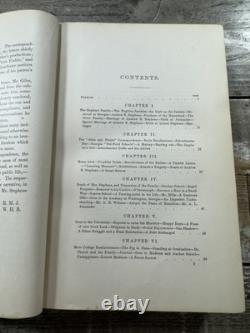 1878 Antique Civil War Book Life of Alexander H. Stephens 1st edition, Rare