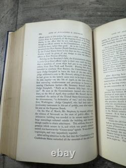 1878 Antique Civil War Book Life of Alexander H. Stephens 1st edition, Rare