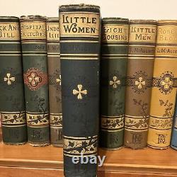 1880-1900 collection LITTLE WOMEN Civil War COMPLETE SET Works LOUISA MAY ALCOTT