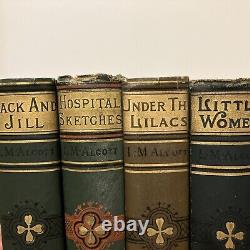 1880-1900 collection LITTLE WOMEN Civil War COMPLETE SET Works LOUISA MAY ALCOTT