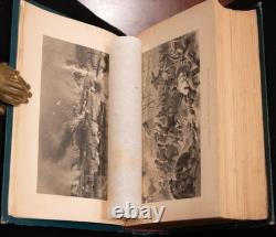 1881 Pictorial History of the Great Civil War Battles By Sea & Land Fine Binding