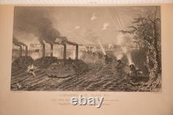 1881 Pictorial History of the Great Civil War Battles By Sea & Land Fine Binding